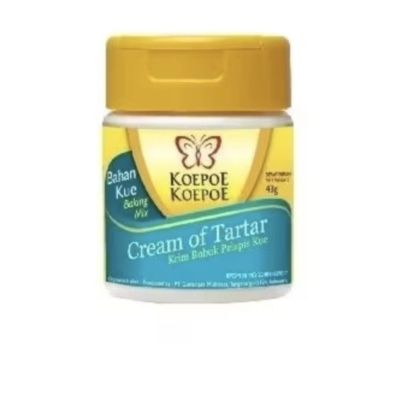 

CREAM OF TARTAR KOEPOE KOEPOE 43 gram
