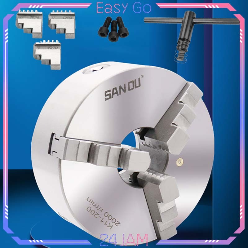 Catok Bubut 3 Jaw Chuck Mesin Bubut 3 Kaki Chuck Bubut Alat Penjepit Mesin Bubut Chuk Bubut