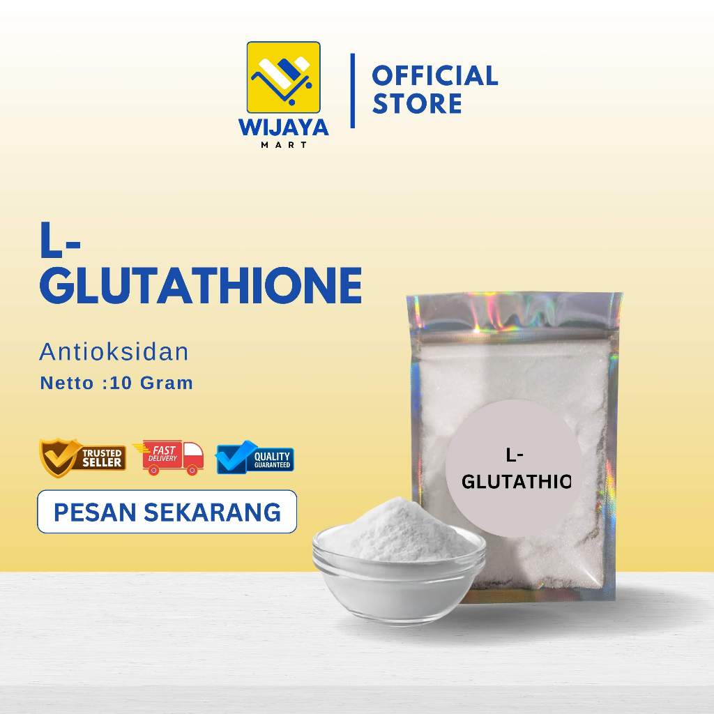 L- Glutathione Powder / L Glutathione / Glutation Bubuk 10 Gram