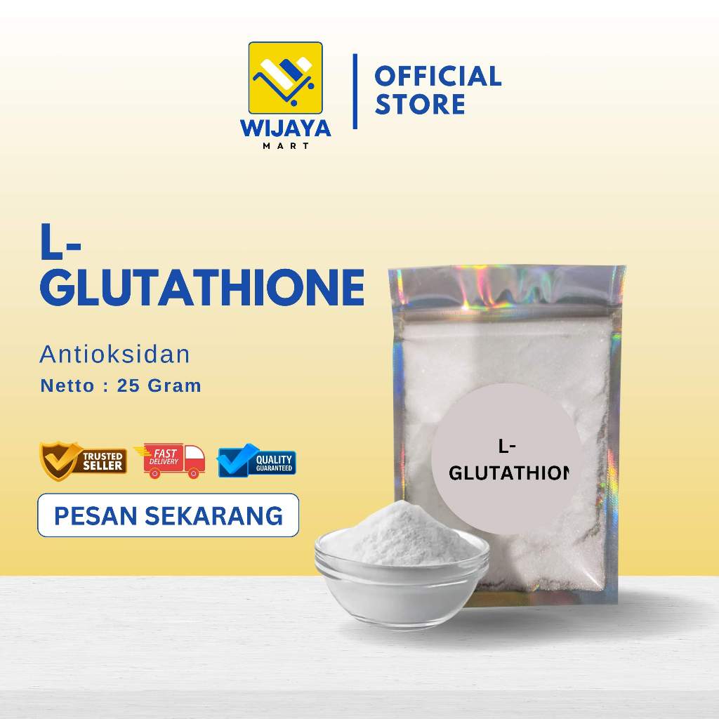 L- Glutathione Powder / L Glutathione / Glutation Bubuk 25 Gram
