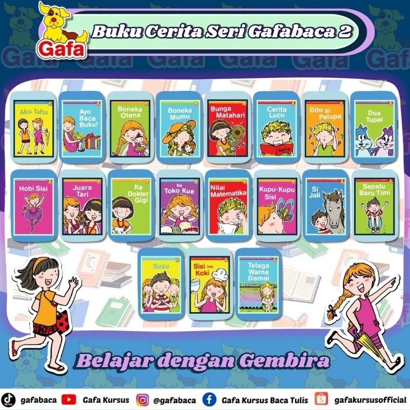 GafaBaca - Buku Cerita Gafa Seri 2 (1 Set)