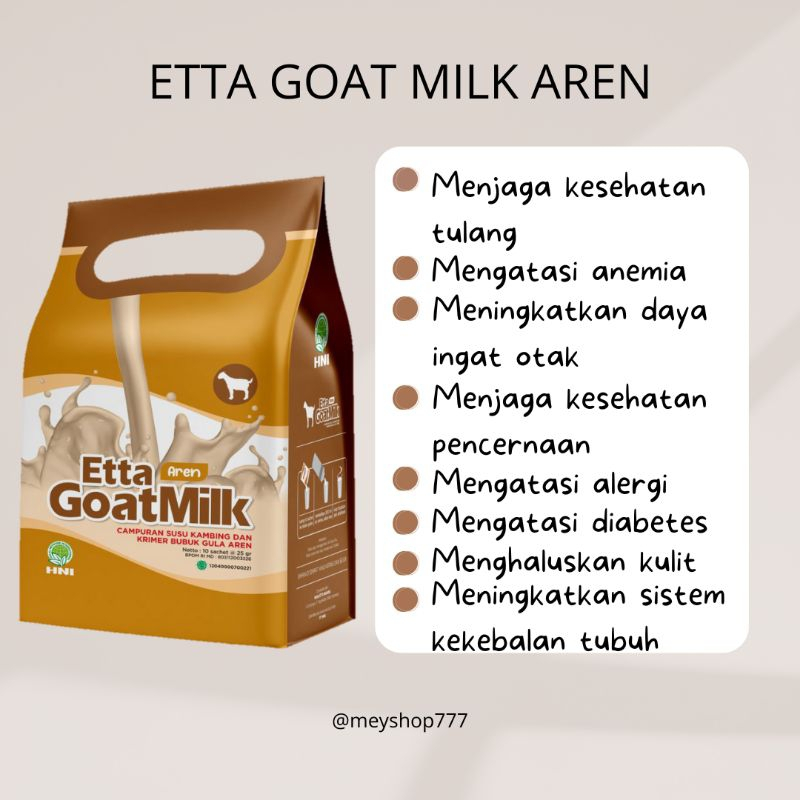 

SUSU KAMBING ETTAWA RASA AREN SUSU KAMBING TERMURAH