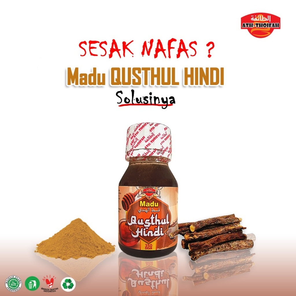 Madu Qusthul Hindi 350 Gram BPOM  Ath-Thoifah