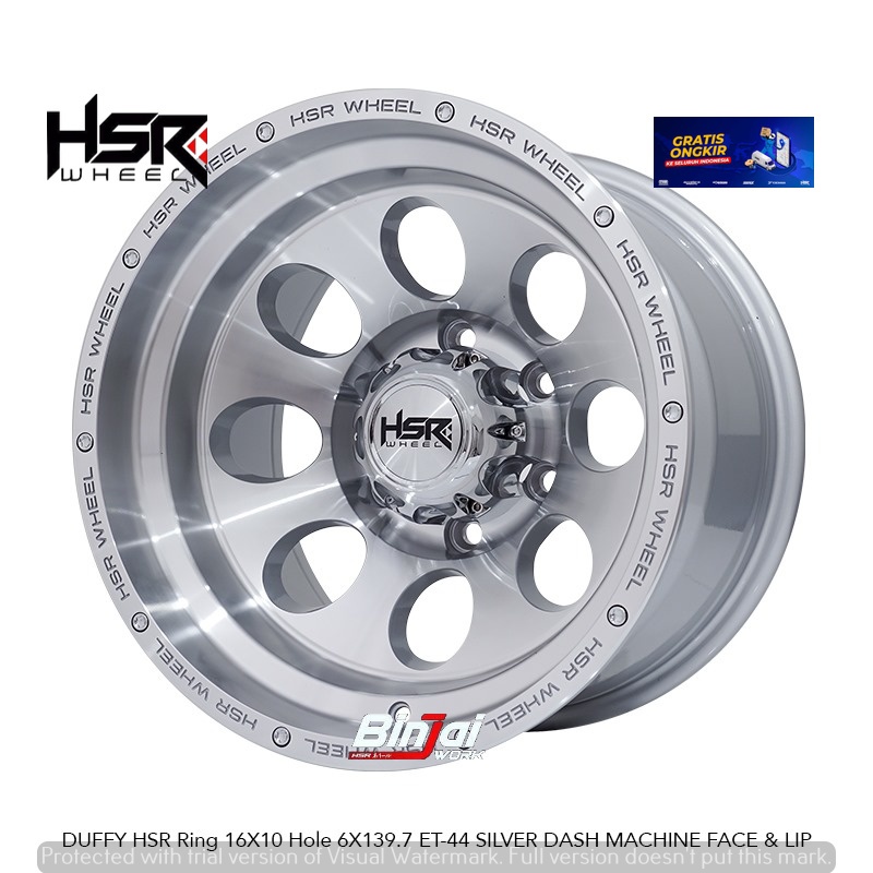 Velg celong offroad Ring 16 DUFFY HSR Velg Mobil Hardtop Land cruiser Prado Hilux DC R16 BISA KIRIM