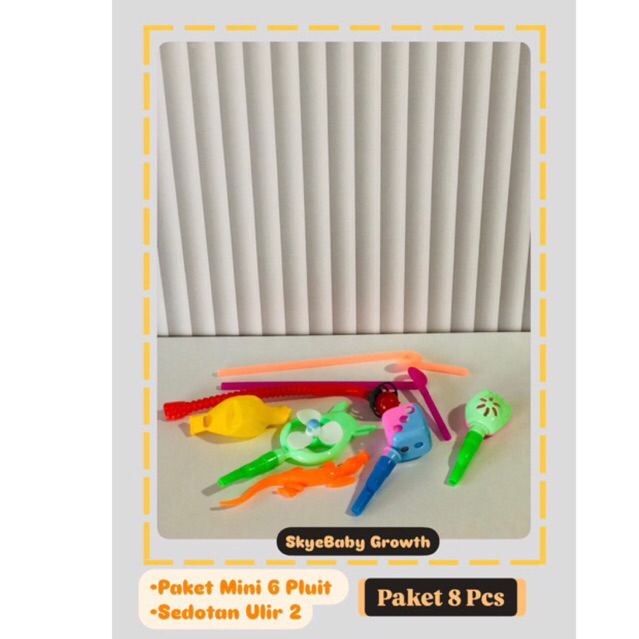Pluit Terapi Wicara/ Paket Terapi Wicara/ Alat Terapi Wicara Anak/ Stimulus Oromotor