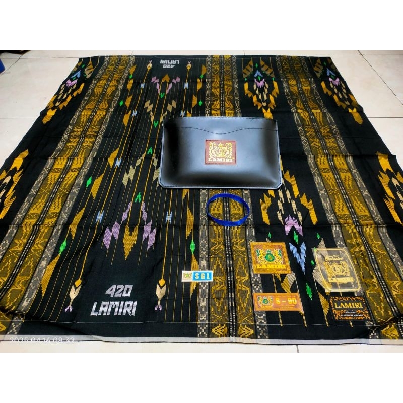 SARUNG LAMIRI TIPE SGL BENANG DOBLE 420 JAHITAN TENGAH FULL SUTRA SUPER BISA COD