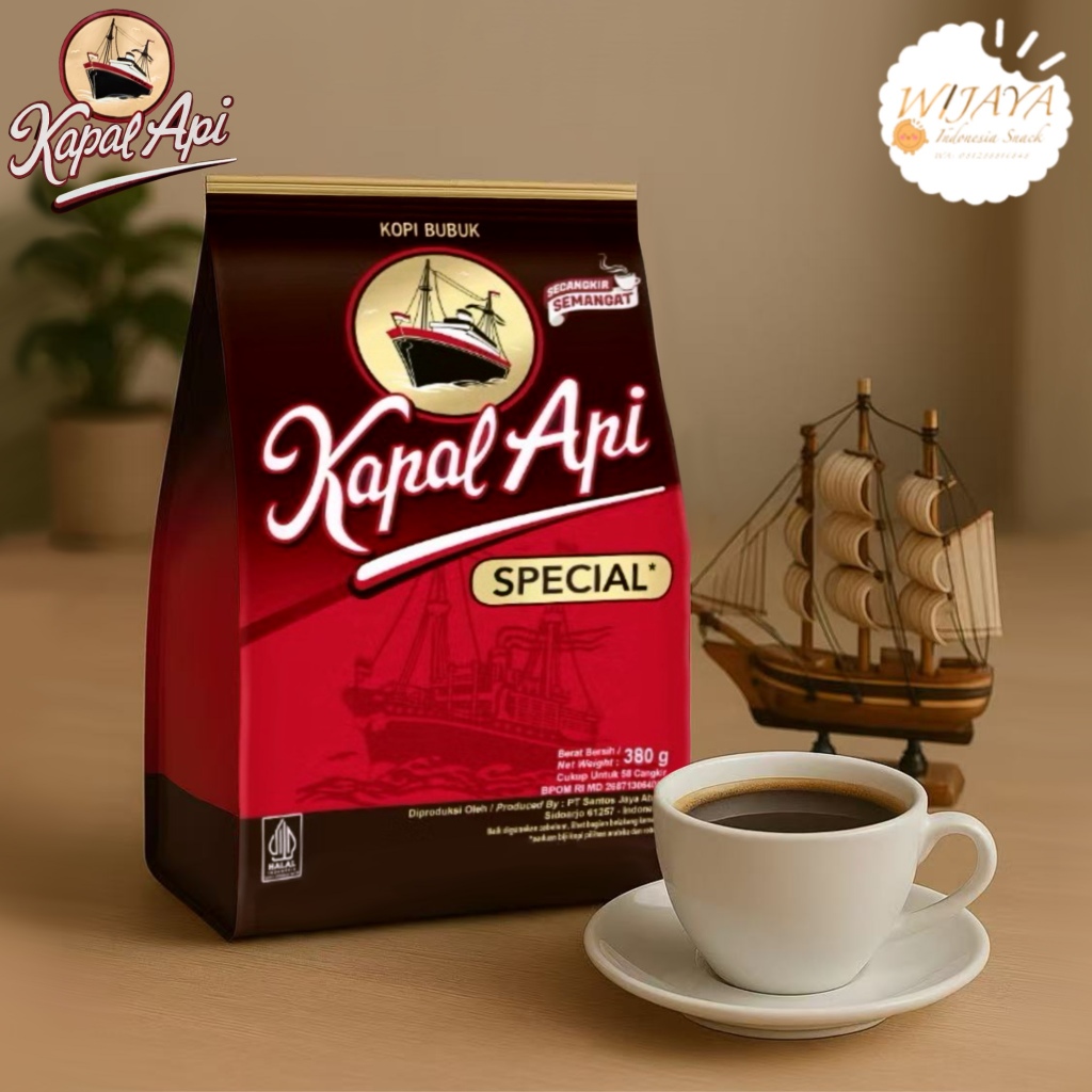 

KOPI KAPAL API MERAH SPECIAL 380GR