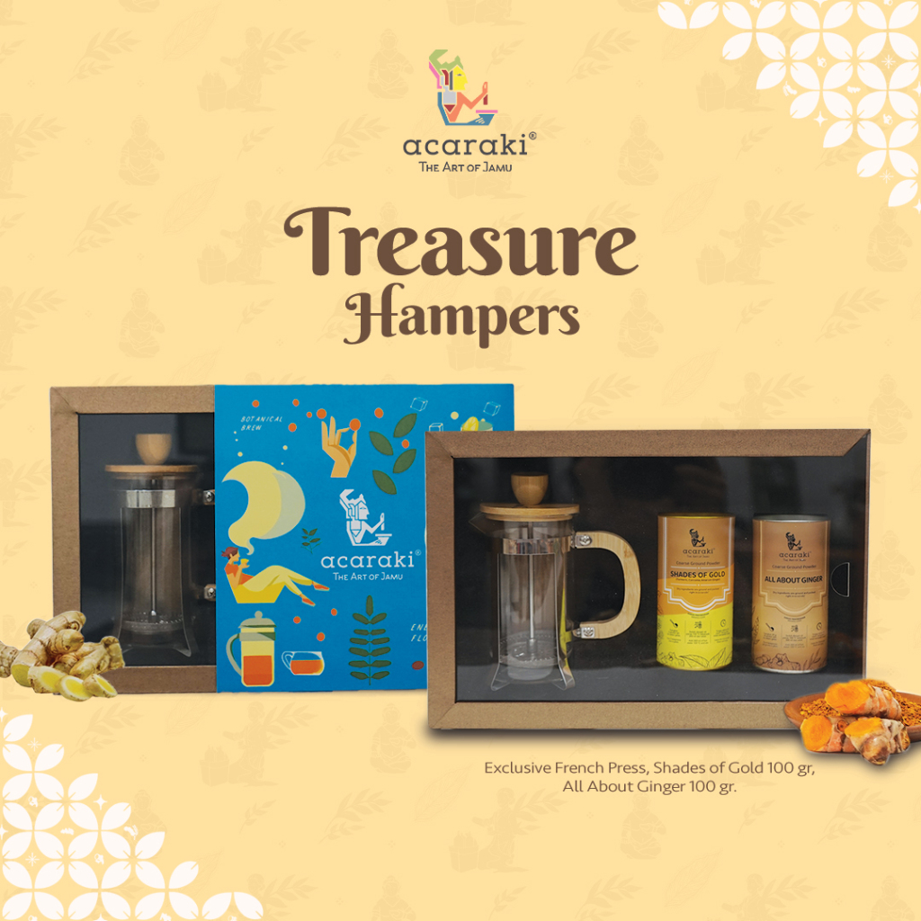 

Acaraki Hampers General/ Hampers Jamu Tradisional/ Hampers rempah Jamu Herbal Seduh
