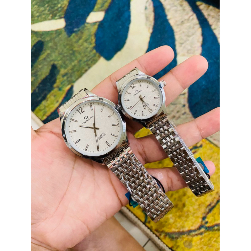 Jam Tangan Couple Charles Delon Original
