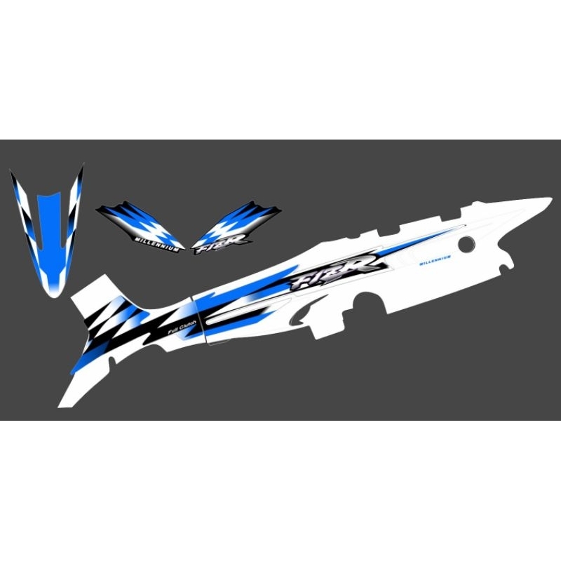 STRIPING FIZR Millenium biru body 125z