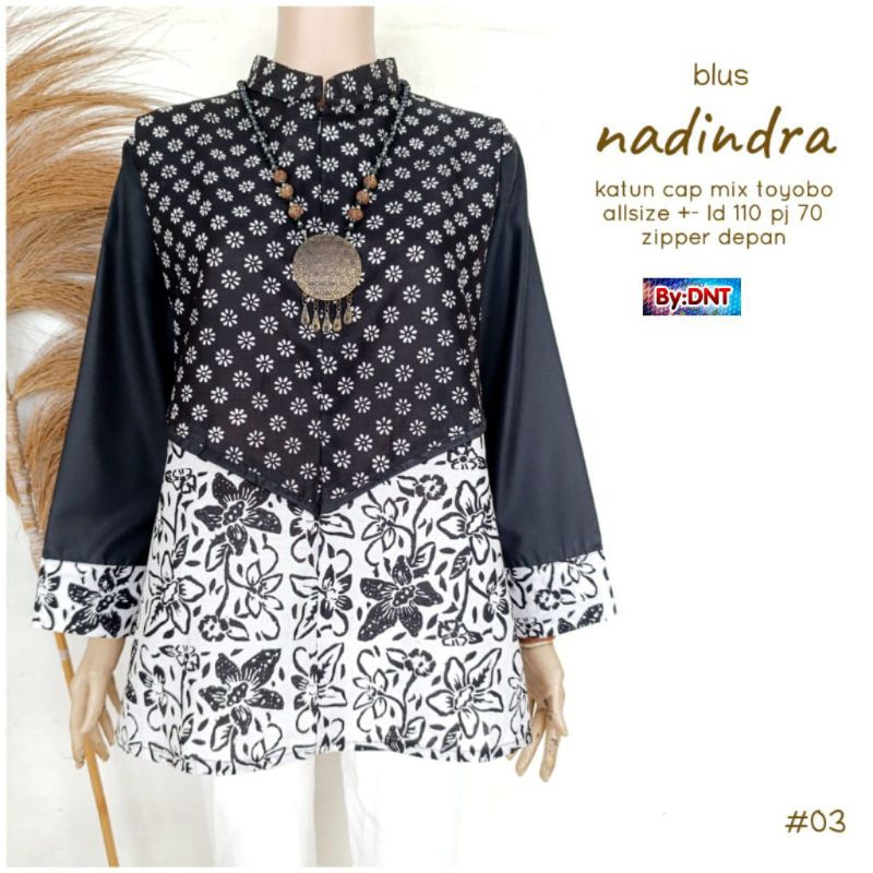 blouse batik nadindra