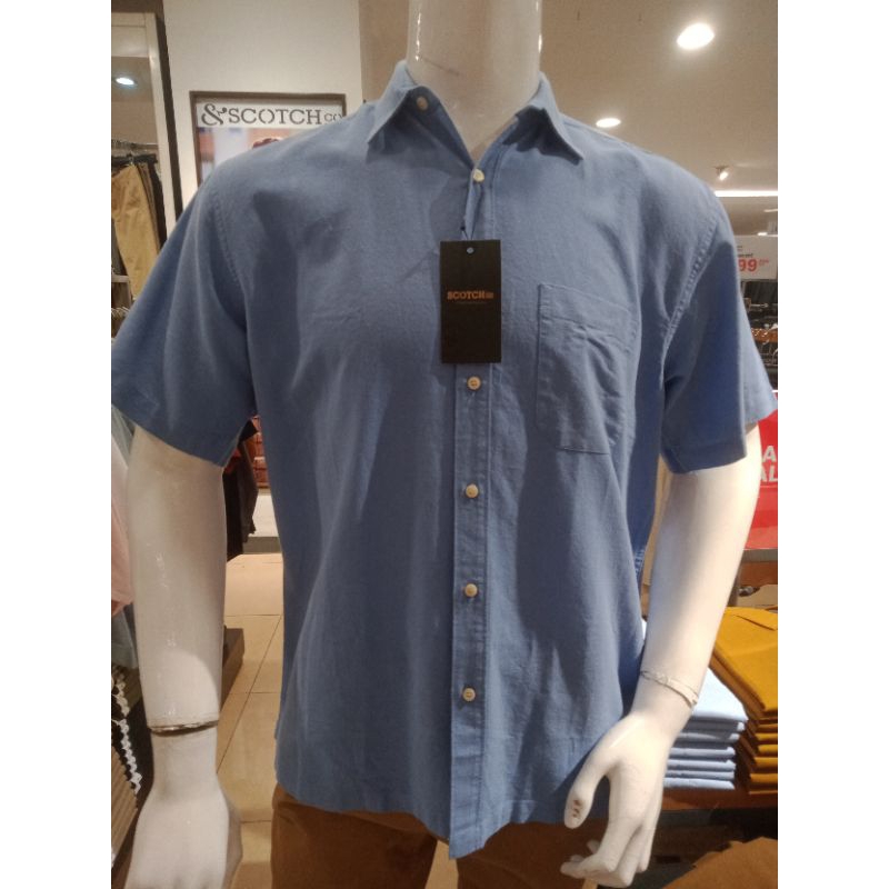 Scotch Kemeja Pendek Pria Casual