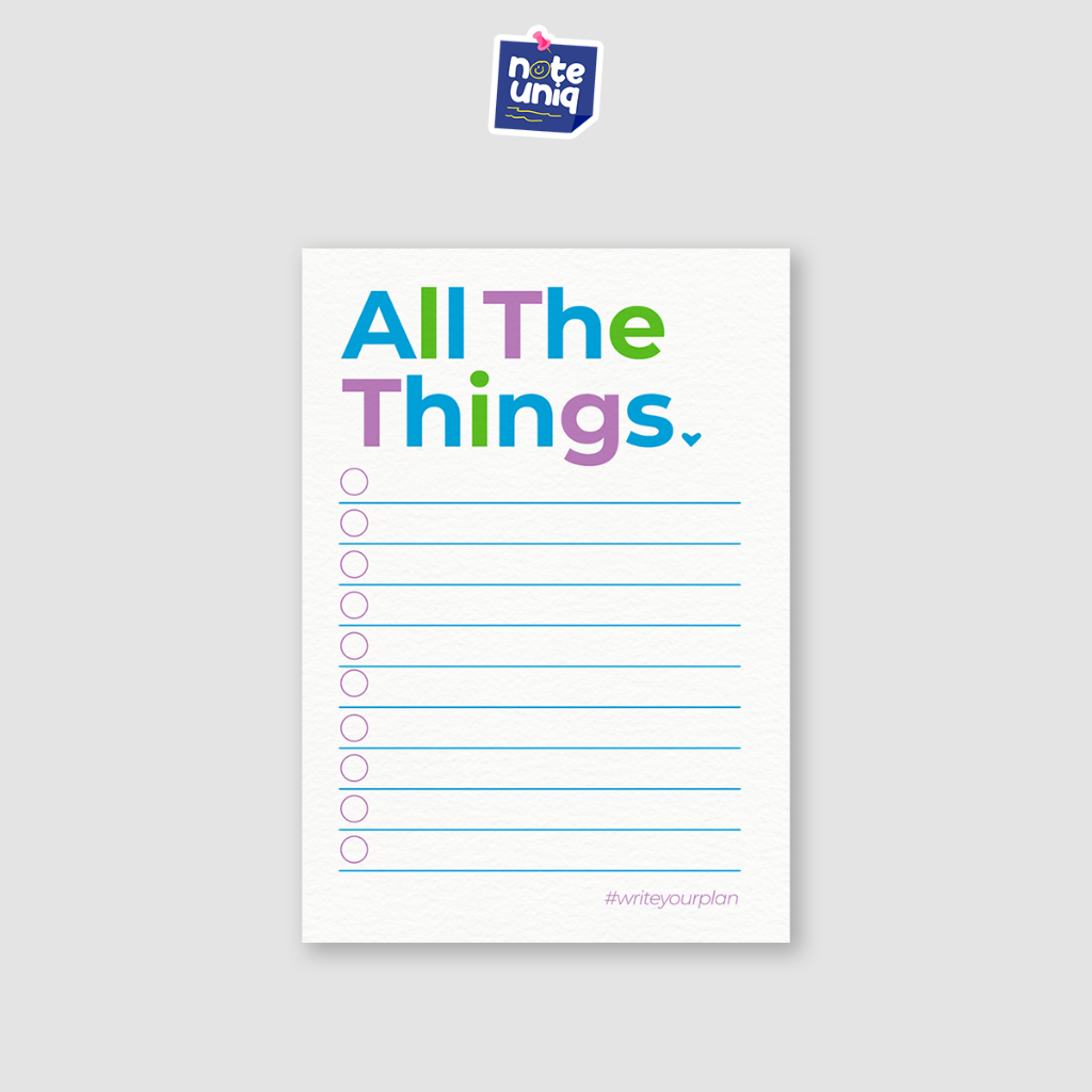 

Notepad Memopad All The Things NP0124 - Isi 50 Lembar