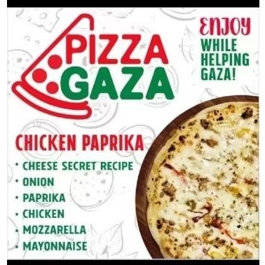 Pizza Gaza Chicken Paprika (Frozen) Cimahi Bandung