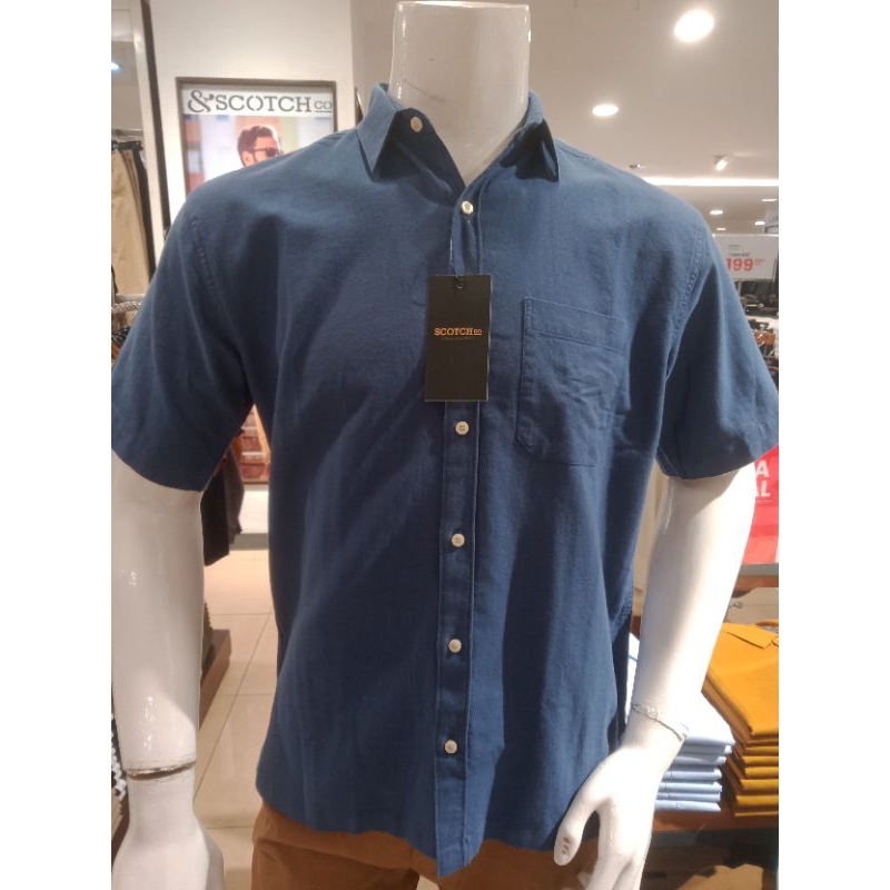 Scotch Kemeja Pendek Pria Casual