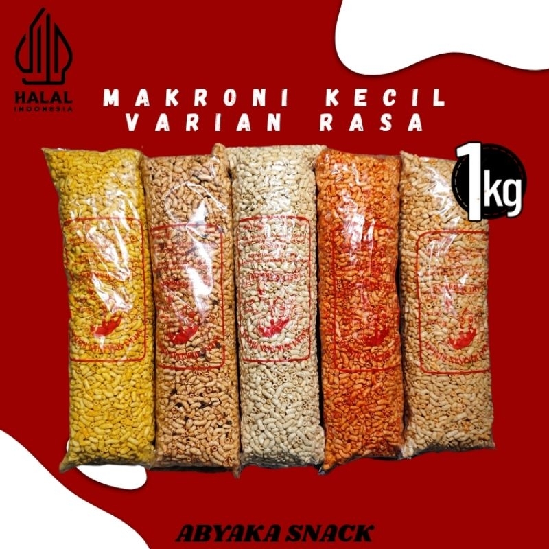 

Makaroni kecil cap asli makroni product by Akbar Putra Klaten kemasan 1kg