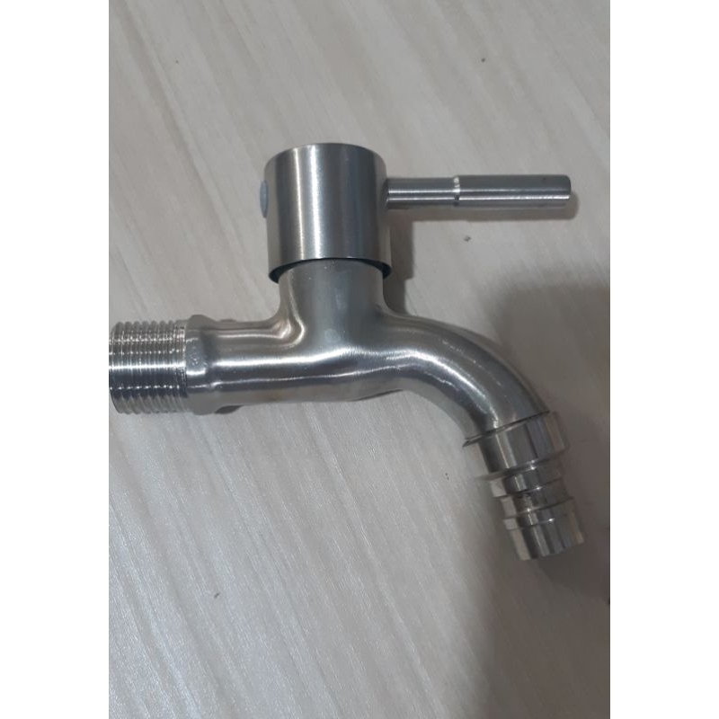 Kran tembok stainless Fiorentino 1/2" / kran air taman stainless
