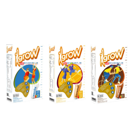 

pekanbaru / igrow susu bubuk varian rasa cokelat vanila karamel / chocolate vanilla caramel choco