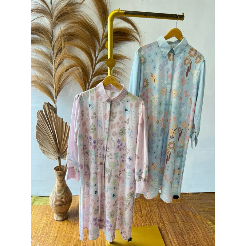 Tunik Rayon motif bunga