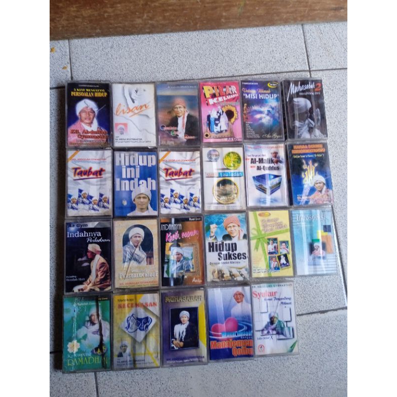 kaset pita ceramah AA GYM beli 5 gratis 1