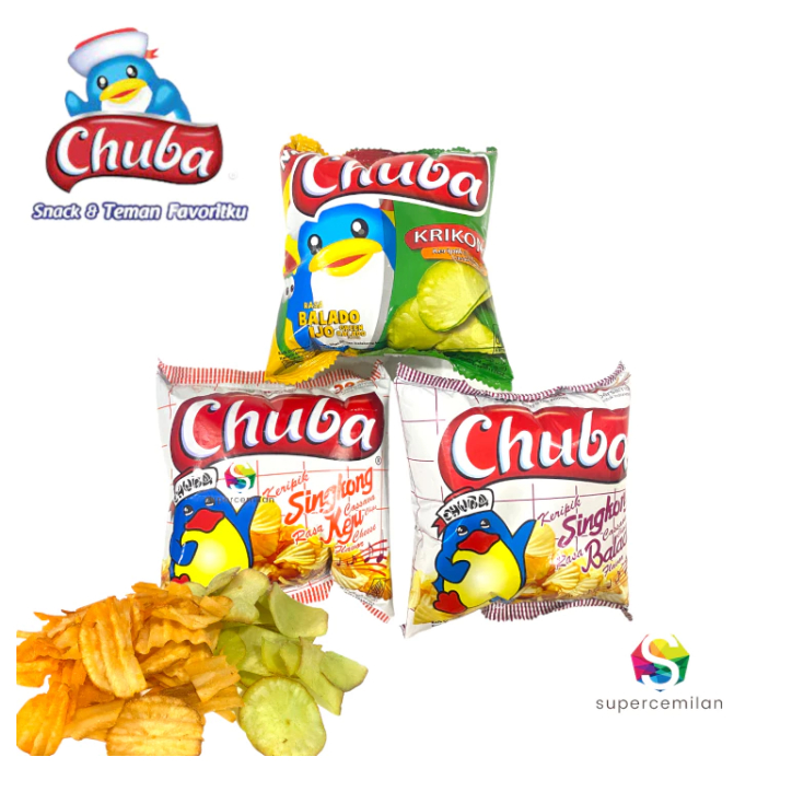

CHUBA KERIPIK SINGKONG / 1 PACK ISI 20 BKS