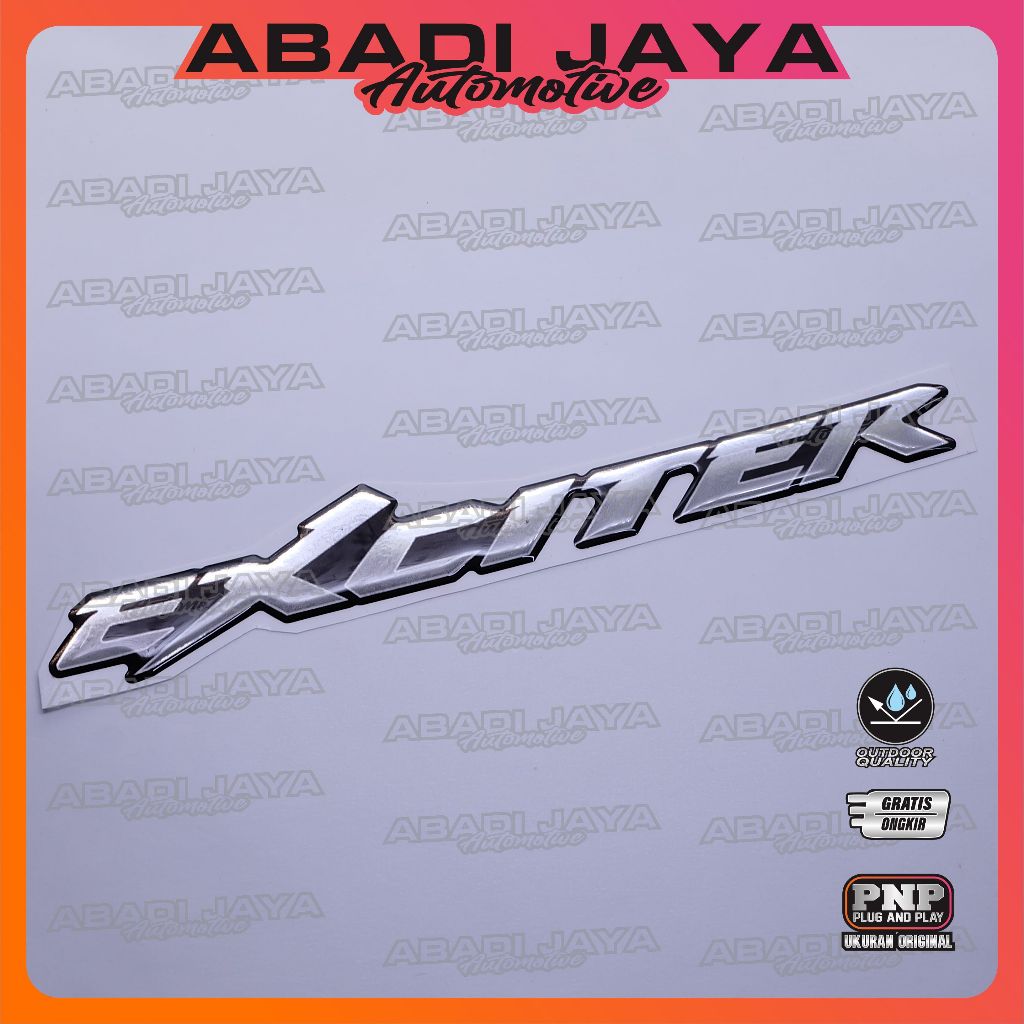 Emblem Yamaha Exciter / Emblem Timbul Yamaha Exciter 155 / Emblem Titanium Exciter / Emblem Yamaha E