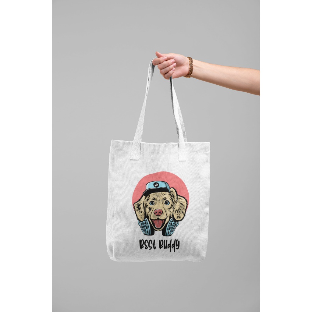Azzam Rei Apparel- Tas Tote Bag Kanvas - Totebag Pria Wanita