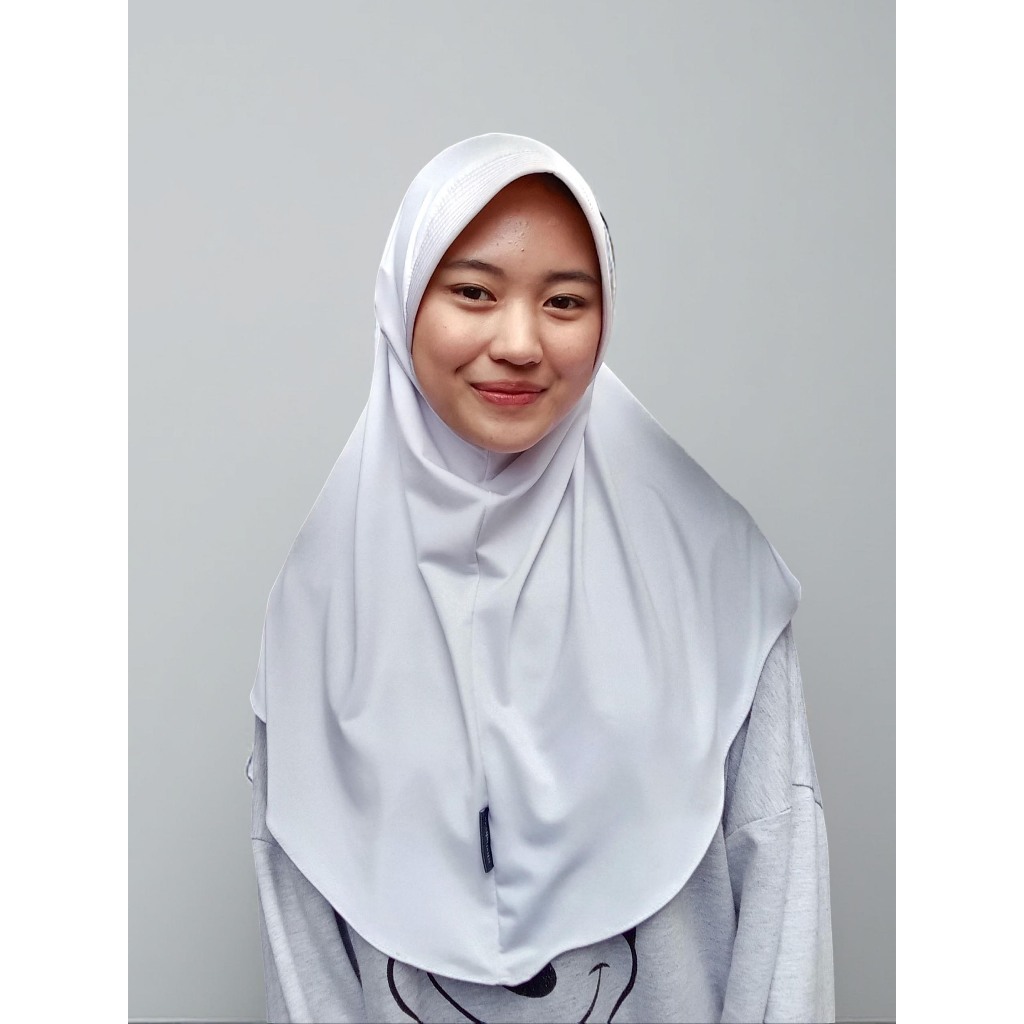 Jilbab Bergo Pet Tebal Hamidah Ukuran M By Shafia Hyza