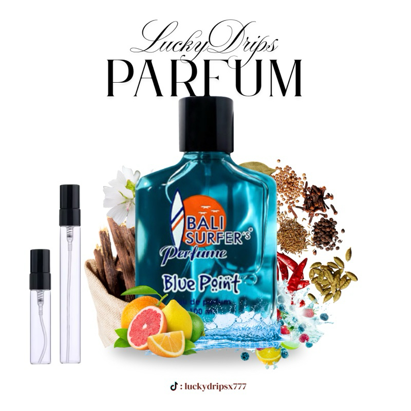 Bali Surfers Blue Point Decant Parfum 100% ORIGINAL