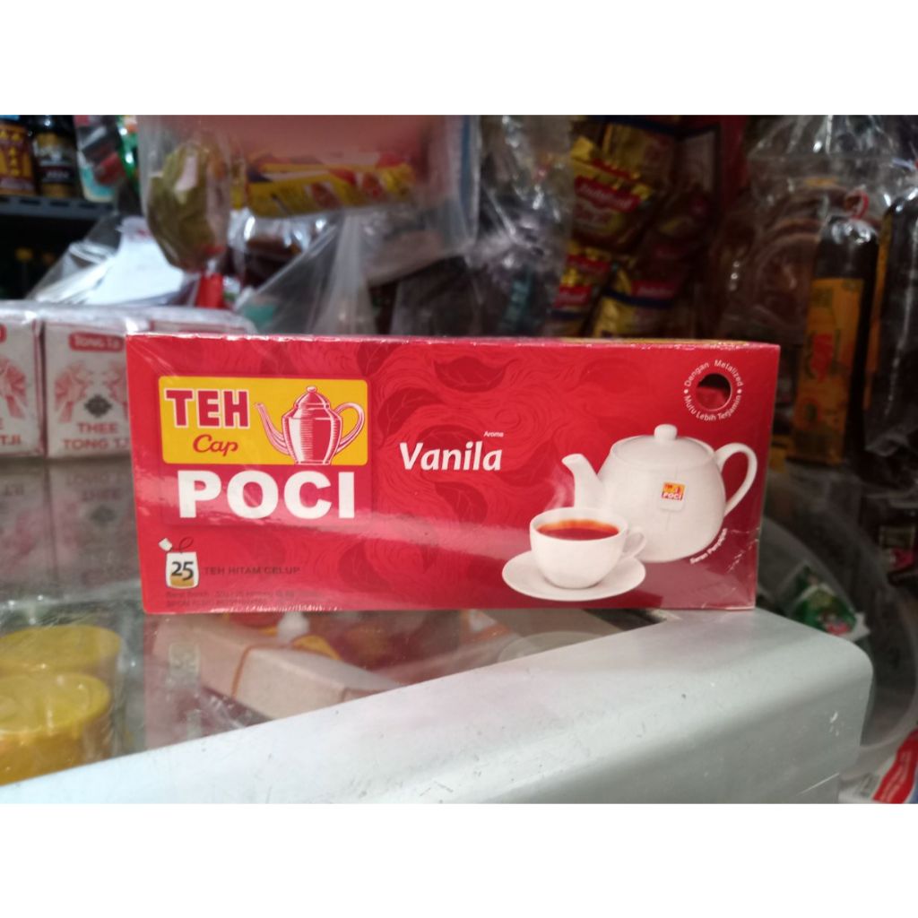 

Teh Cap Poci Vanilla Isi 25