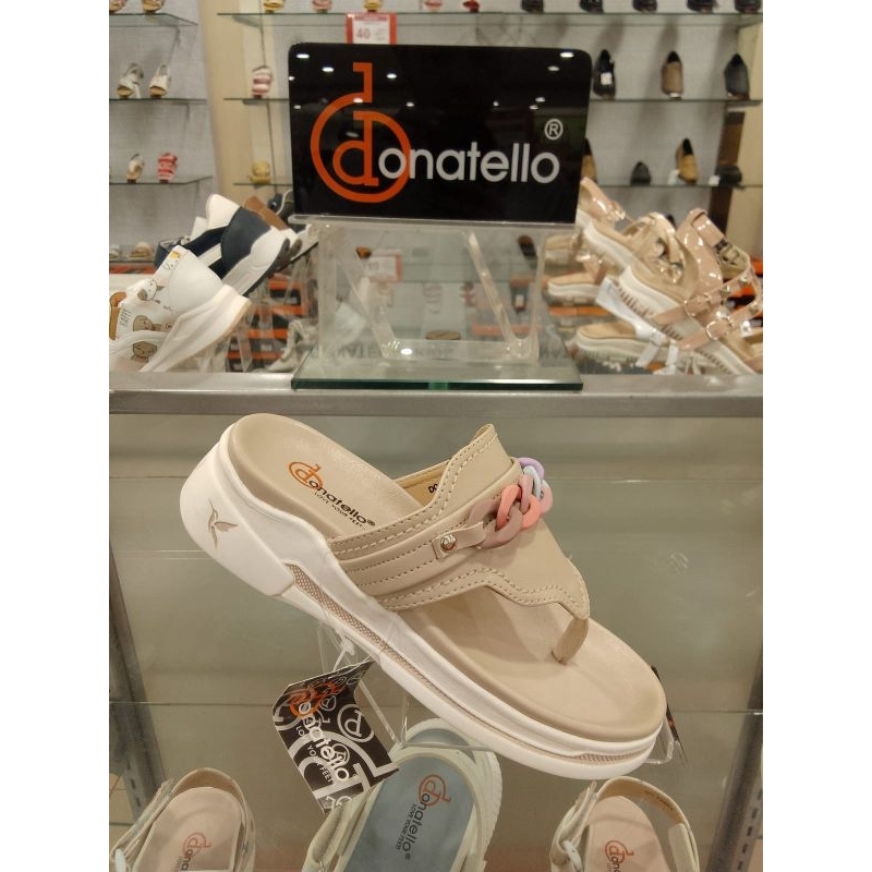 Sandal sepatu anak wanita donatello ivory