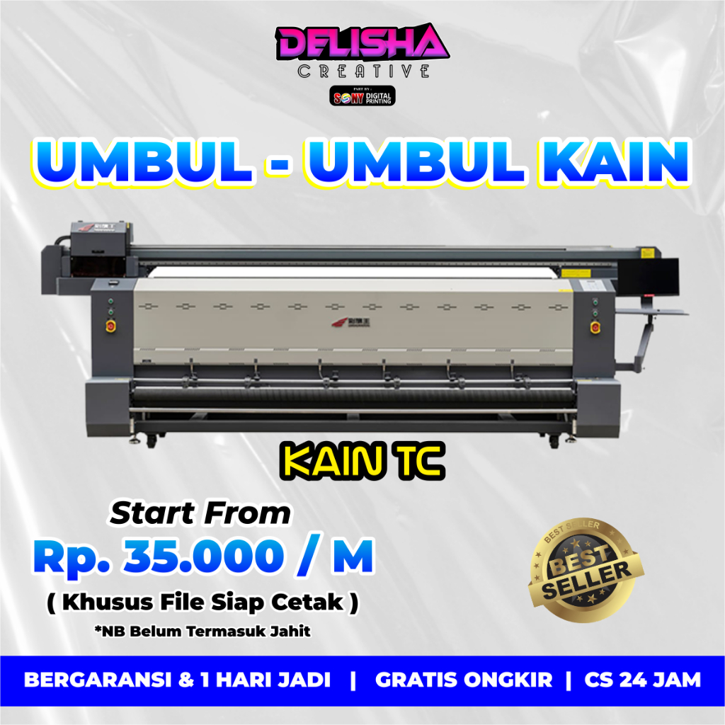 UMBUL UMBUL KAIN TC (FILE SIAP CETAK)