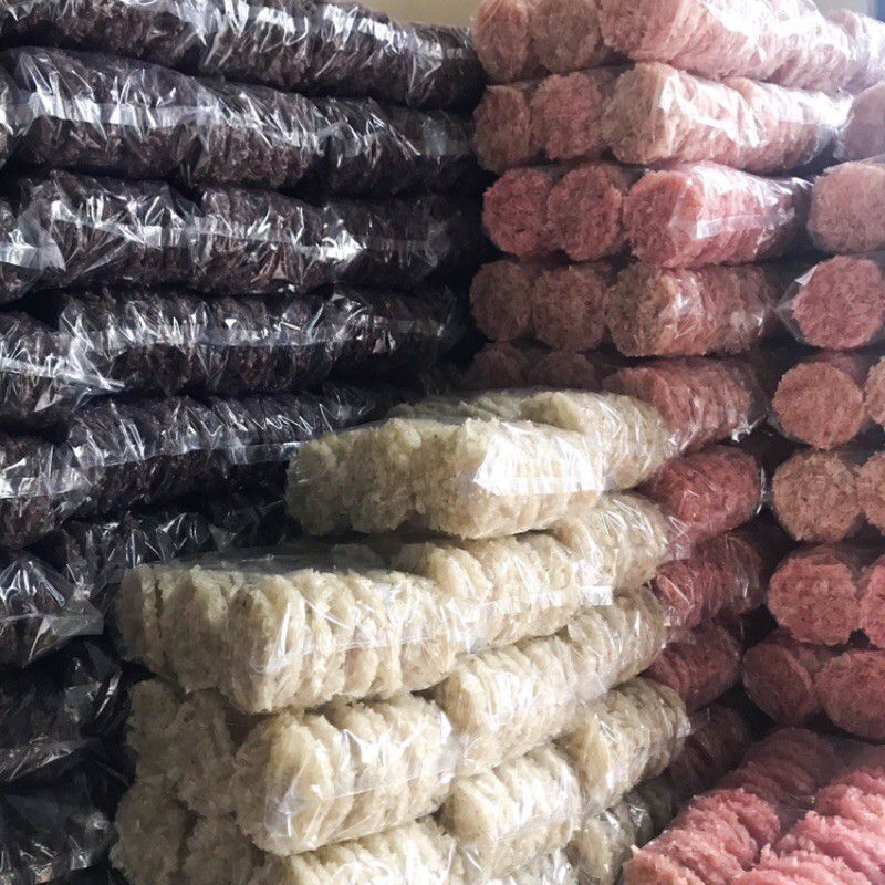 

rangginang mentah asli beras ketan hitam bawang dan terasi isii30pc/pak