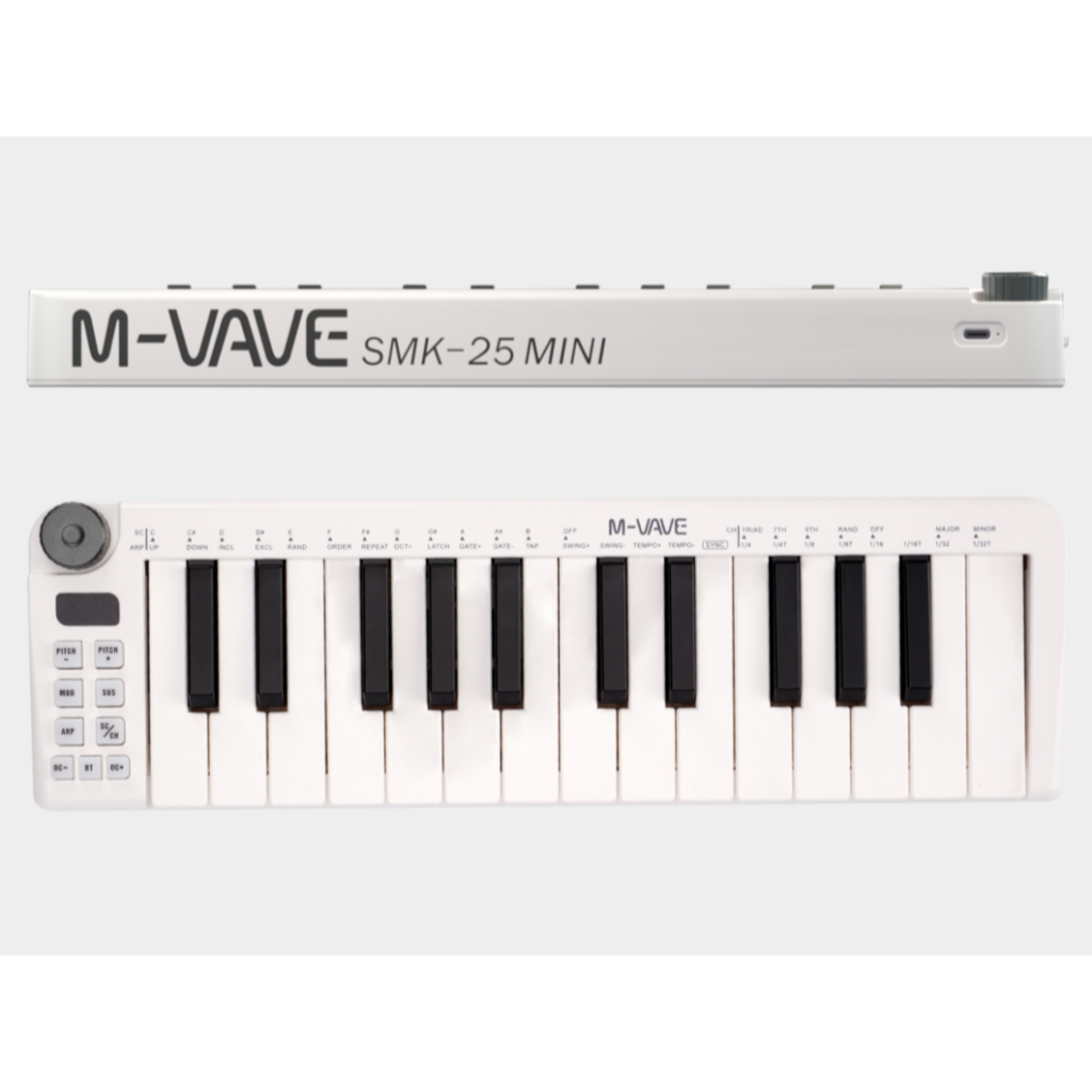 Keyboard MIDI Controller M-Vave SMK-25 Mini