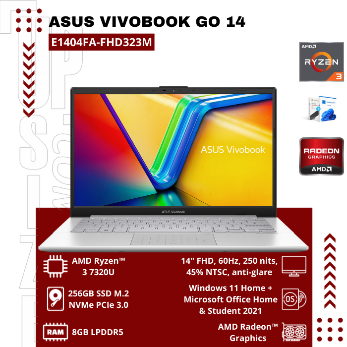 ASUS Vivobook Go 14 E1404FA-FHD323
