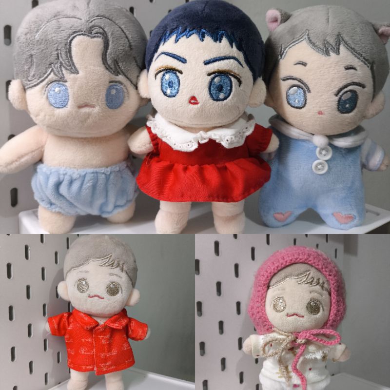 kpop doll 15 cm / boneka kpop exo / xiumin / baekhyun / sehun / exo / seventeen / bts