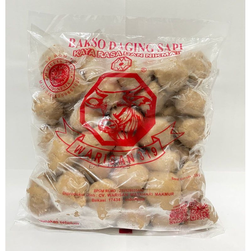 

Bakso Warisan Unyil Isi 50 Butir Berat 350g