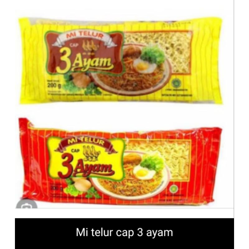 

Mie pasar pagi flamboyan segar