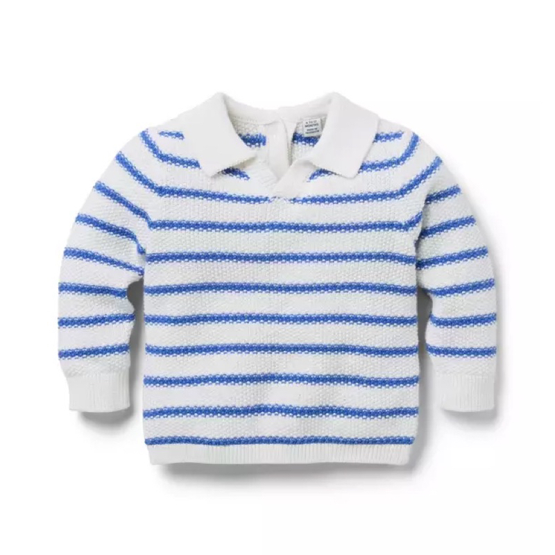 Baby Striped Collared Sweater Janie and Jack