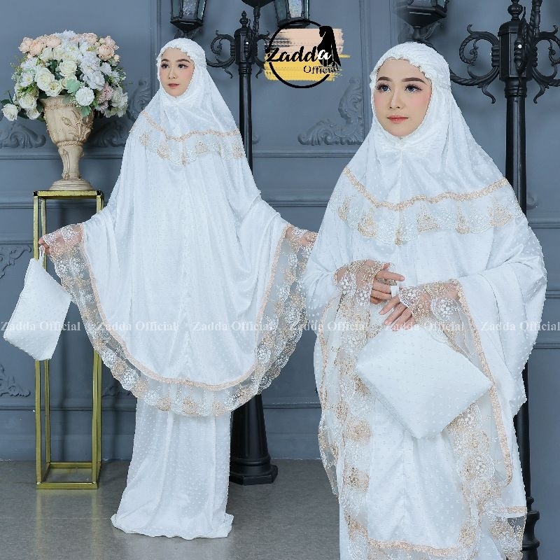 MUKENA SUTRA URAGIRI MEWAH ZADDA SERIES MUKENA TERBARU