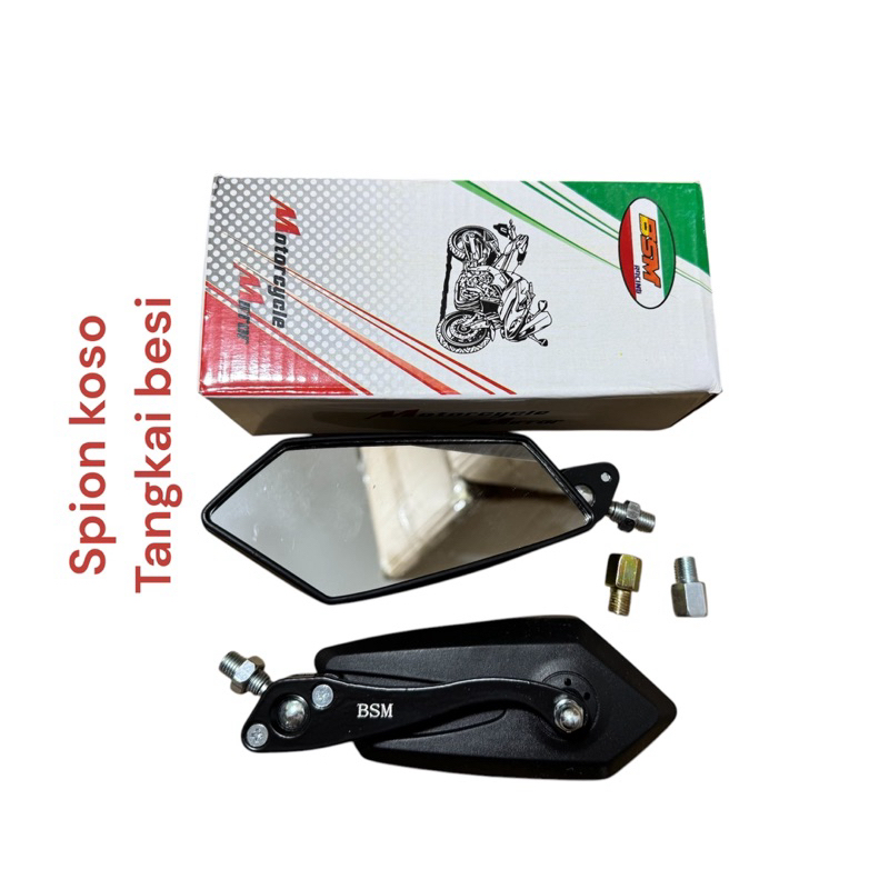 RB ORIGINAL SPION KOSO BSM TANGKAI BESI UNIVERSAL HONDA DAN YAMAHA
