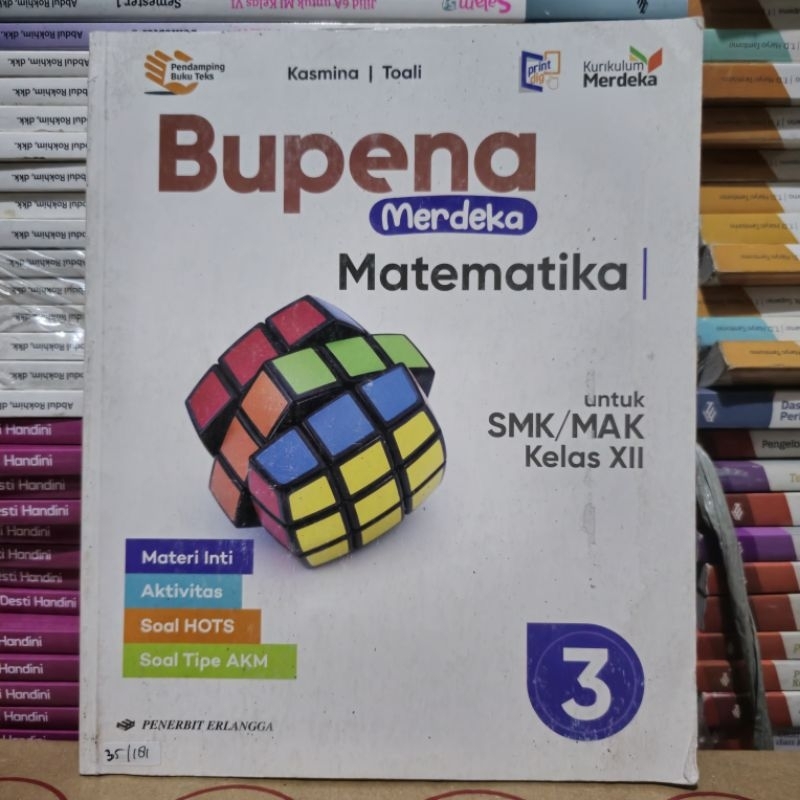 BUPENA MERDEKA MATEMATIKA KELAS 3 SMP KURIKULUM MERDEKA ERLANGGA