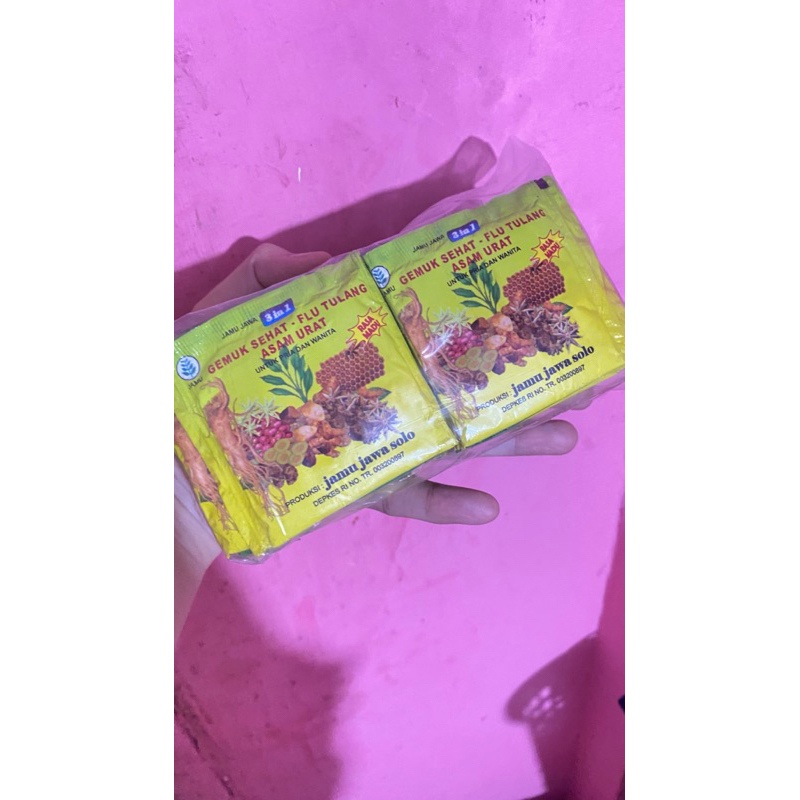 

jamu flu tulang kuning