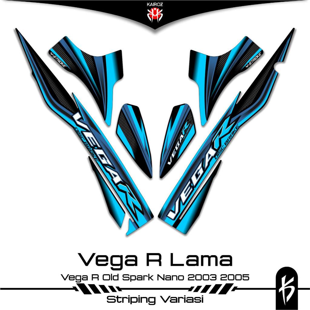 STRIPING VEGA R LAMA SKU 10 STIKER STICKER YAMAHA VEGA R OLD 2003 2005 110 LAMA SIRIUS SPARK NANO