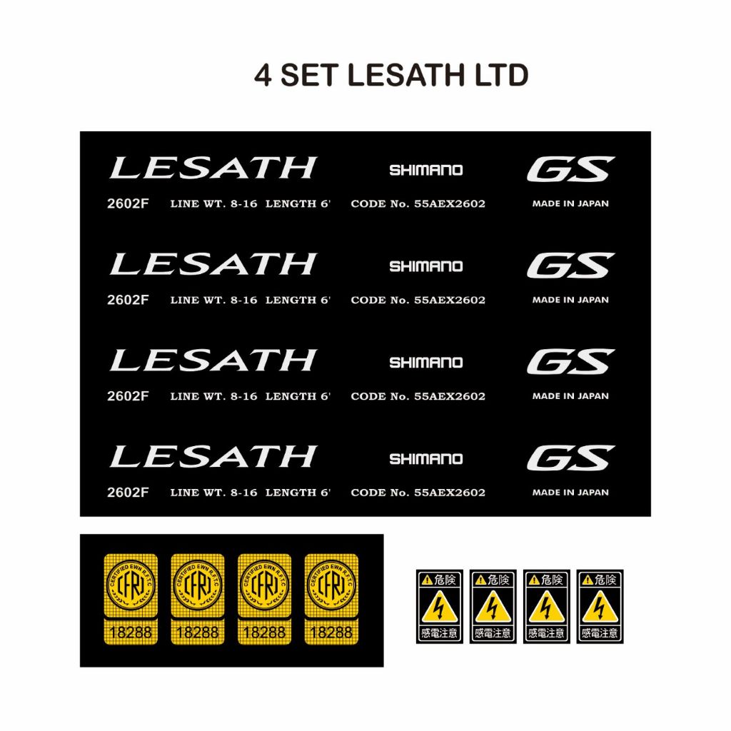 Decal LESATH LTD 2602F Custom