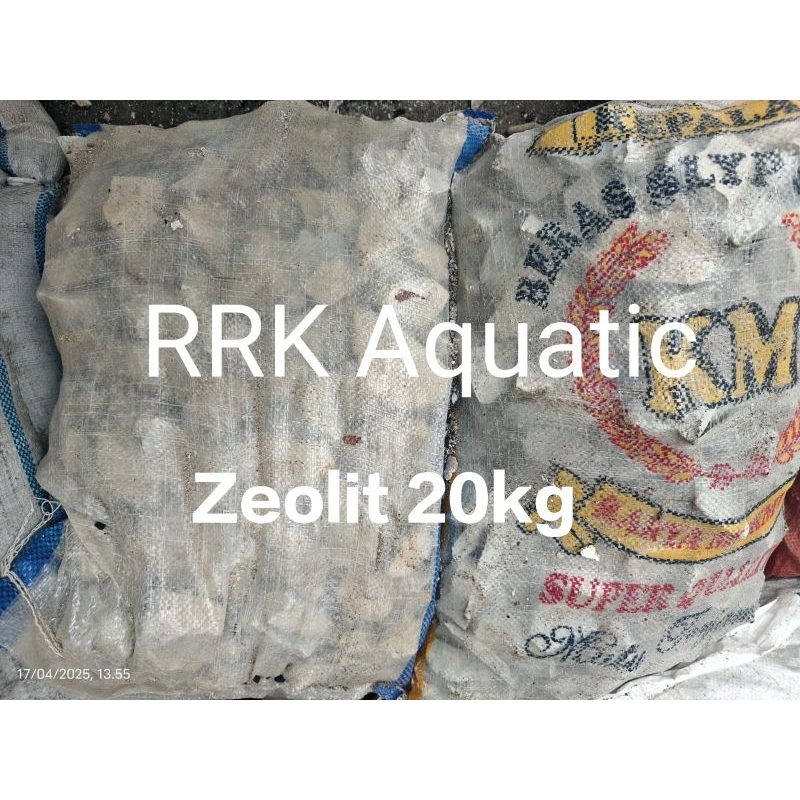 zeolit 20kg media filter kolam koi / zeolit karungan 20kg media filter / zeolit filter air / zeolit