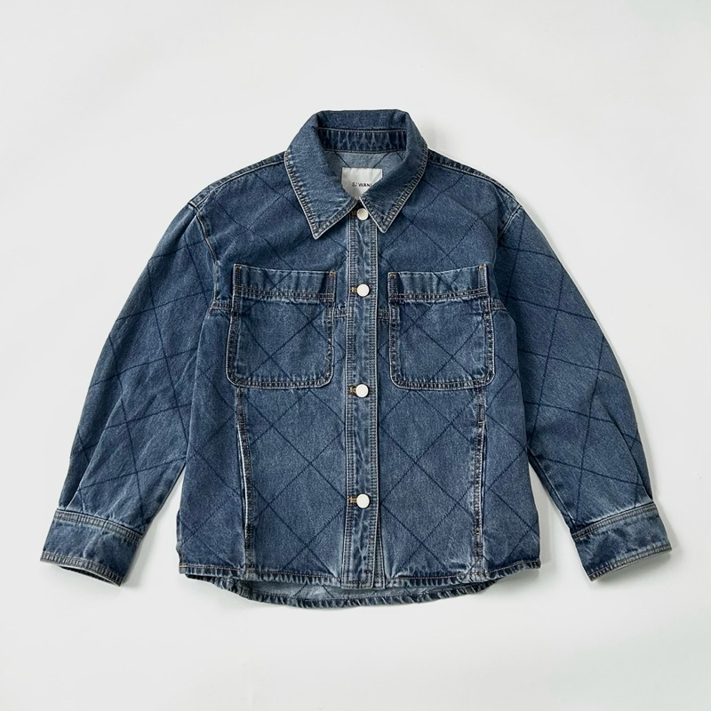 SJ.WANI Pattern Denim Jacket Size M 62x50