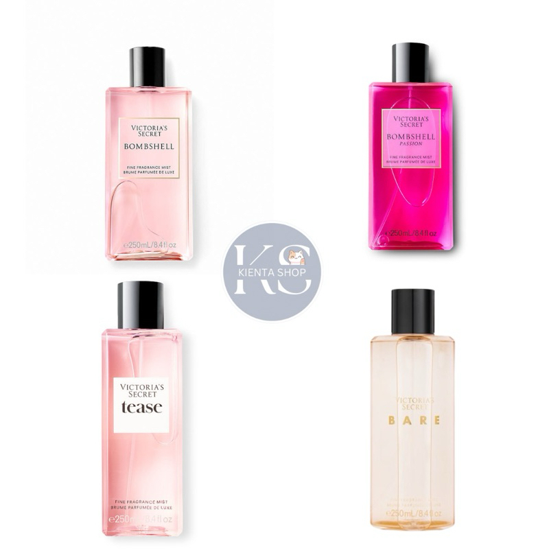 Victoria Secret Body Mist Bombshell - 250 ML | Bombshell | Tease | Bare
