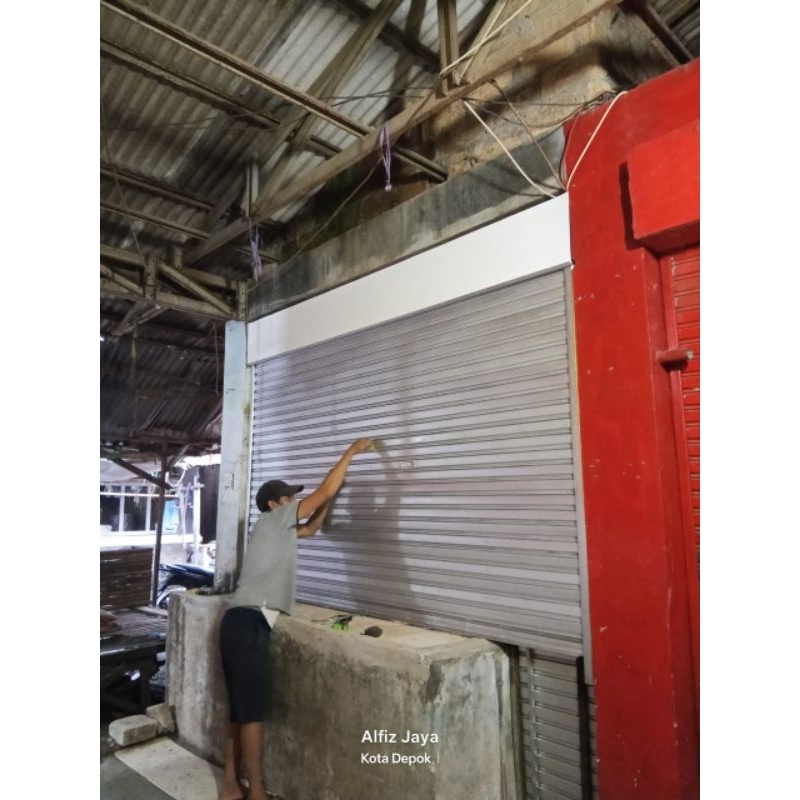 Rolling door pintu ruko garasi