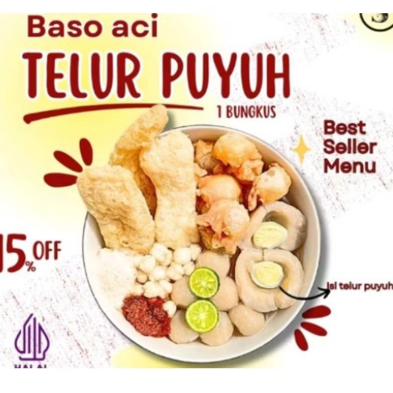 

1BUNGKUS BASO ACI TELUR PUYUH EKONOMIS KUAH KALDU
